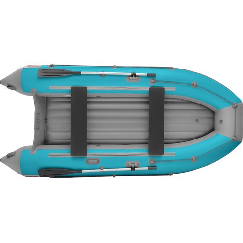 Лодка ПВХ Roger Boat Zefir 3100 LT (малокилевой, бирюзовый/серый комби)