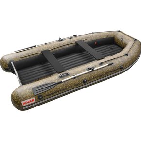 Лодка ПВХ Roger Boat Zefir 3500 (малокилевой, камуфляж камыш/черный комби)