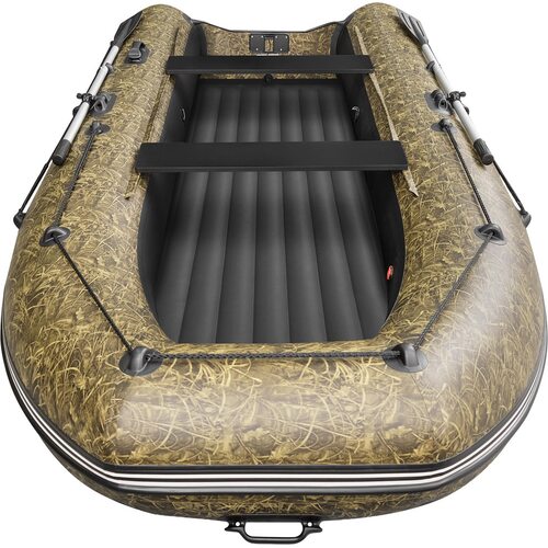 Лодка ПВХ Roger Boat Zefir 3500 (малокилевой, камуфляж камыш/черный комби)