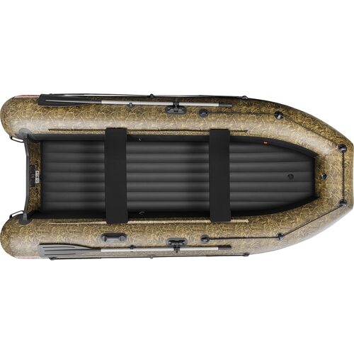Лодка ПВХ Roger Boat Zefir 3500 (малокилевой, камуфляж камыш/черный комби)