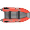 Лодка ПВХ Roger Boat Zefir 4400 (большой киль, красный/серый комби)