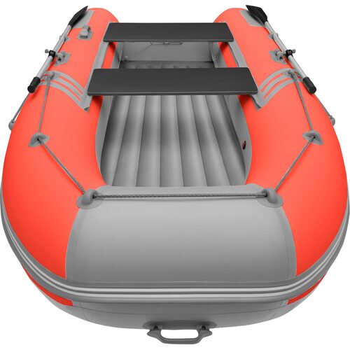 Лодка ПВХ Roger Boat Zefir 4400 (большой киль, красный/серый комби)