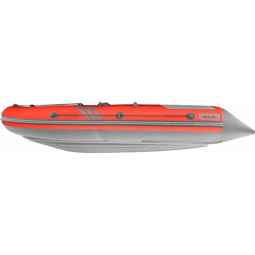 Лодка ПВХ Roger Boat Zefir 4400 (большой киль, красный/серый комби)