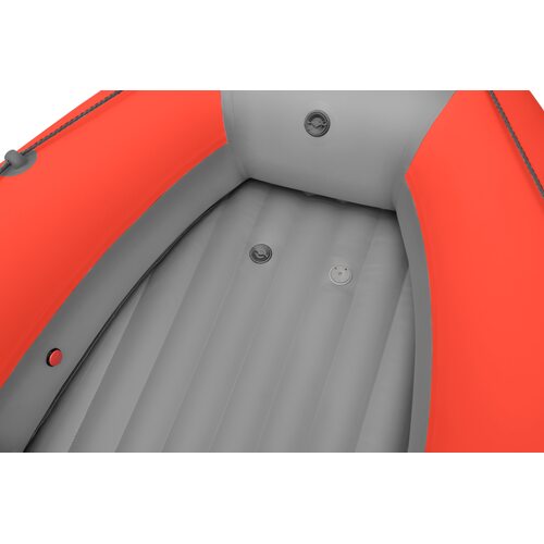 Лодка ПВХ Roger Boat Zefir 4400 (большой киль, красный/серый комби)