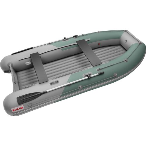 Лодка ПВХ Roger Boat Sfera 3300 (безконусная, малый киль, зеленый/серый комби)