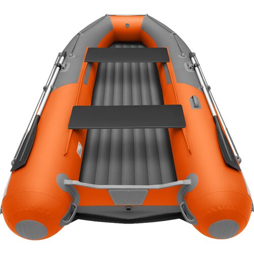 Лодка ПВХ Roger Boat Sfera 3500 (безконусная, малый киль, графит/оранжевый комби)