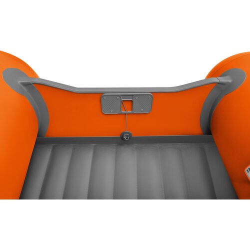Лодка ПВХ Roger Boat Sfera 3500 (безконусная, малый киль, графит/оранжевый комби)