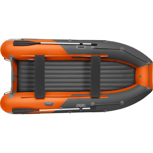 Лодка ПВХ Roger Boat Sfera 3500 (безконусная, малый киль, графит/оранжевый комби)