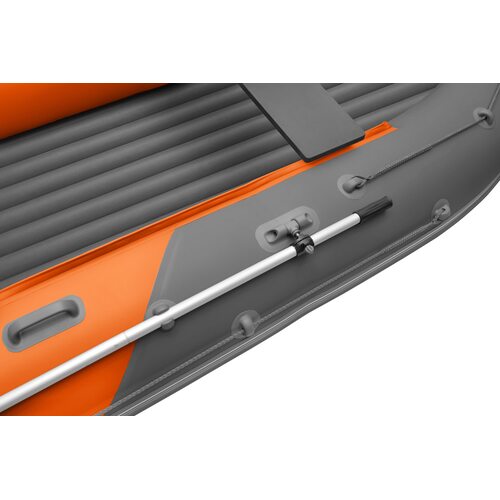 Лодка ПВХ Roger Boat Sfera 3500 (безконусная, малый киль, графит/оранжевый комби)