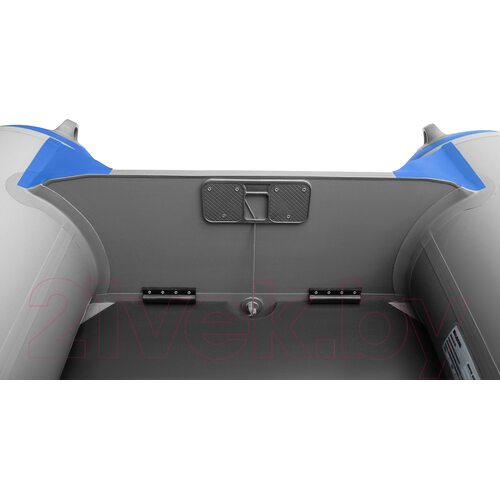 Лодка ПВХ Roger Boat Hunter Keel 3500 (малокилевая, серый/синий)