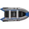 Лодка ПВХ Roger Boat Hunter Keel 3500 (малокилевая, серый/синий)