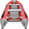 Лодка ПВХ Roger Boat Trofey 2900 (без киля, красный/серый)