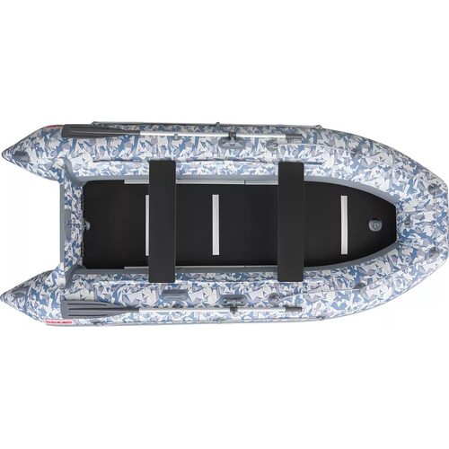 Лодка ПВХ Roger Boat Hunter 3000 (без киля, битое стекло/серый комби)