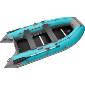 Лодка ПВХ Roger Boat Hunter keel 3200 (малокилевая, бирюзовый/серый комби) Лодка ПВХ Roger Boat Hunter keel 3200 (малокилевая, бирюзовый/серый комби)