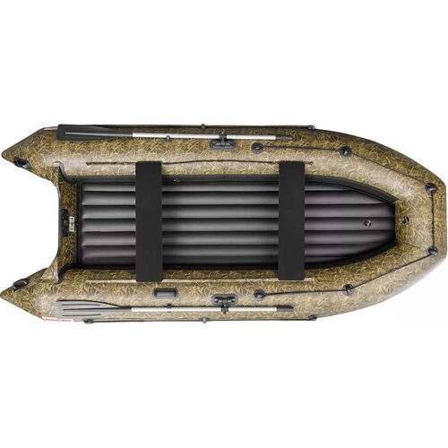 Лодка ПВХ Roger Boat Trofey 2900 (без киля, камуфляж камыш/черный комби)