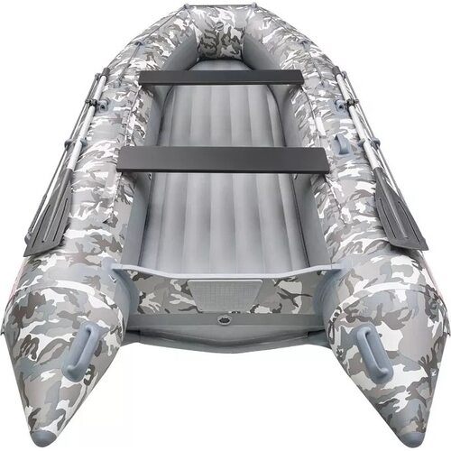 Лодка ПВХ Roger Boat Zefir 3300 LT (малокилевой, серый камуфляж/графит комби)