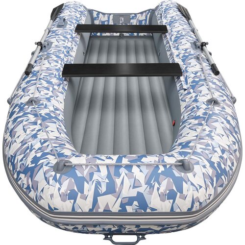 Лодка ПВХ Roger Boat Zefir 3500 (малокилевой, битое стекло/серый комби)