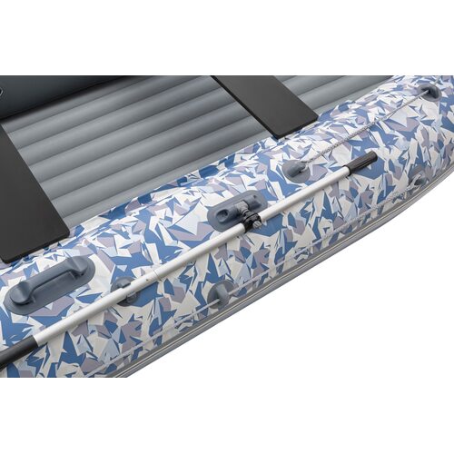Лодка ПВХ Roger Boat Zefir 3500 (малокилевой, битое стекло/серый комби)