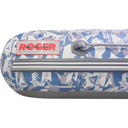 Лодка ПВХ Roger Boat Zefir 3500 (малокилевой, битое стекло/серый комби)