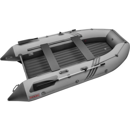 Лодка ПВХ Roger Boat Zefir 3700 (большой киль, серый/графит комби)