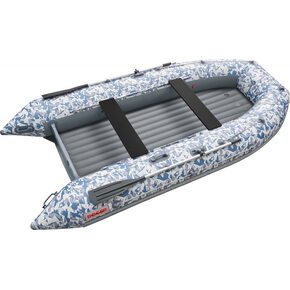 Лодка ПВХ Roger Boat Zefir 4000 (большой киль, битое стекло/серый комби)