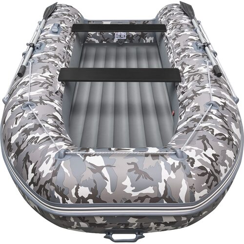 Лодка ПВХ Roger Boat Zefir 4400 (большой киль, серый камуфляж/графит комби)