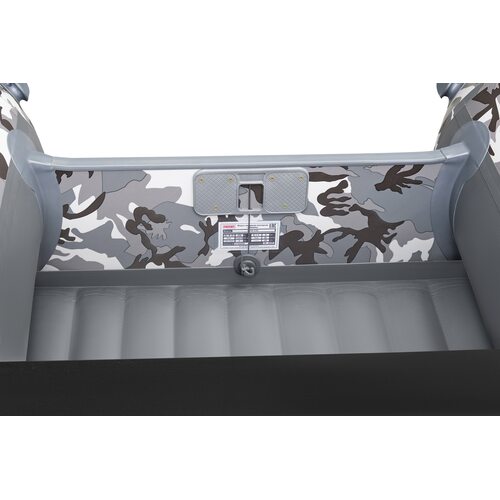 Лодка ПВХ Roger Boat Zefir 4400 (большой киль, серый камуфляж/графит комби)