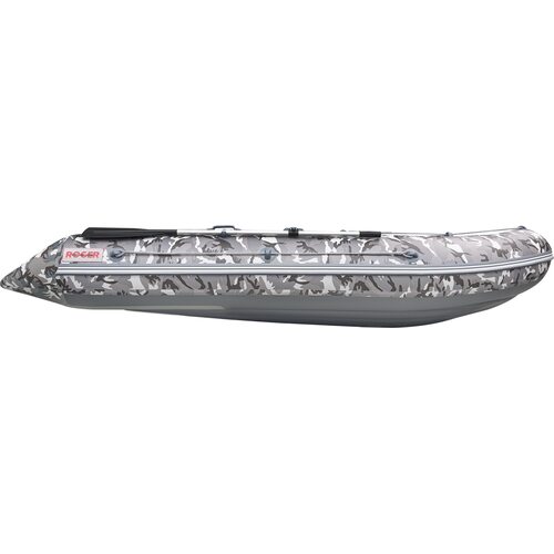 Лодка ПВХ Roger Boat Zefir 4400 (большой киль, серый камуфляж/графит комби)