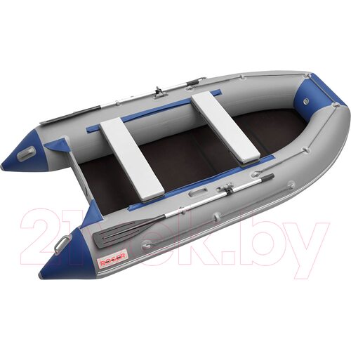Лодка ПВХ Roger Boat Hunter 3000 (без киля, серый/синий) Лодка ПВХ Roger Boat Hunter 3000 (без киля, серый/синий)