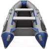 Лодка ПВХ Roger Boat Hunter 3000 (без киля, серый/синий) Лодка ПВХ Roger Boat Hunter 3000 (без киля, серый/синий)