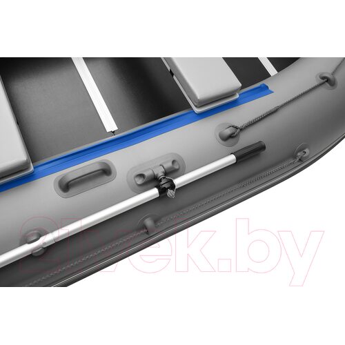 Лодка ПВХ Roger Boat Hunter Keel 3000 (малокилевая, серый/синий)