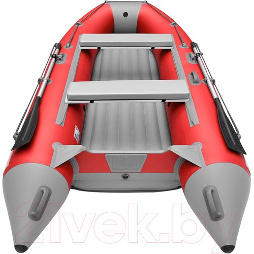 Лодка ПВХ Roger Boat Trofey 3100 (без киля, красный/серый)