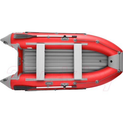 Лодка ПВХ Roger Boat Trofey 3100 (без киля, красный/серый)