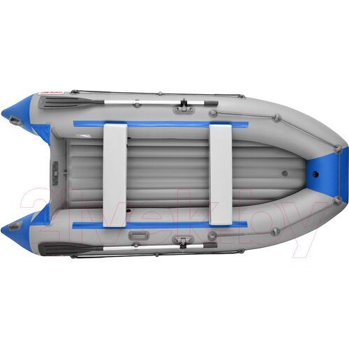 Лодка ПВХ Roger Boat Trofey 3300 (без киля, серый/синий) Лодка ПВХ Roger Boat Trofey 3300 (без киля, серый/синий)