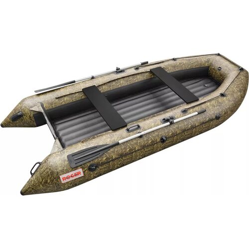 Лодка ПВХ Roger Boat Trofey 3100 (без киля, камуфляж камыш/черный комби)