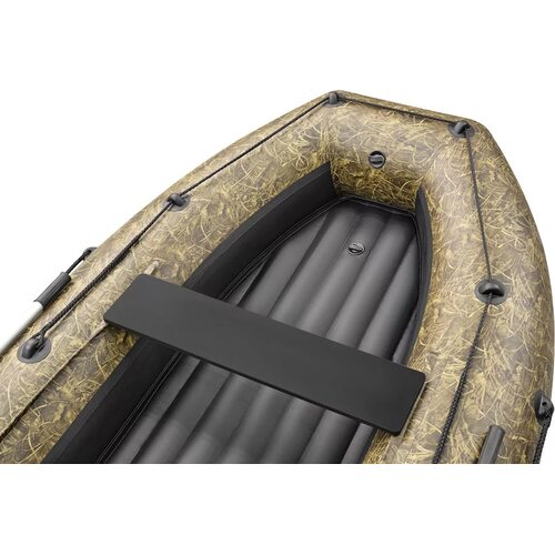 Лодка ПВХ Roger Boat Trofey 3100 (без киля, камуфляж камыш/черный комби)
