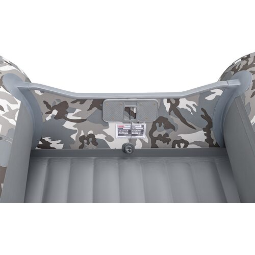 Лодка ПВХ Roger Boat Zefir 3500 (малокилевой, серый камуфляж/графит комби)