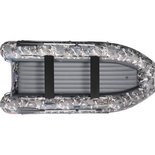 Лодка ПВХ Roger Boat Zefir 3500 (малокилевой, серый камуфляж/графит комби)