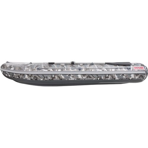Лодка ПВХ Roger Boat Zefir 3500 (малокилевой, серый камуфляж/графит комби)