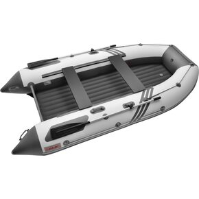 Лодка ПВХ Roger Boat Zefir 3700 (большой киль, белый/графит комби)
