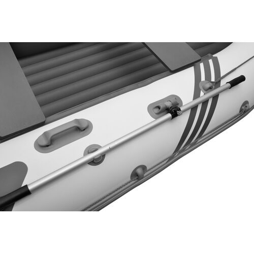 Лодка ПВХ Roger Boat Zefir 3700 (большой киль, белый/графит комби)