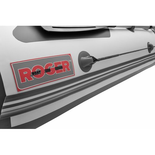 Лодка ПВХ Roger Boat Zefir 3700 (большой киль, белый/графит комби)