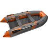 Лодка ПВХ Roger Boat Zefir 3700 (большой киль, графит/оранжевый комби)