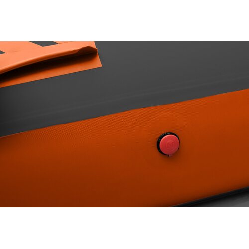Лодка ПВХ Roger Boat Zefir 3700 (большой киль, графит/оранжевый комби)
