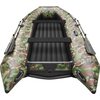 Лодка ПВХ Roger Boat Zefir 3700 (большой киль, зеленый камуфляж/черный комби)