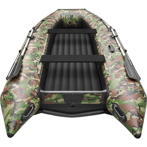 Лодка ПВХ Roger Boat Zefir 3700 (большой киль, зеленый камуфляж/черный комби)