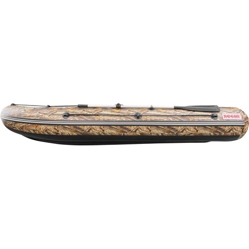 Лодка ПВХ Roger Boat Sfera 3500 (безконусная, малый киль, камуфляж лес/черный комби)