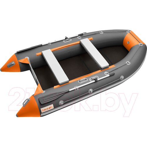 Лодка ПВХ Roger Boat Hunter 3200 (без киля, графит/оранжевый)