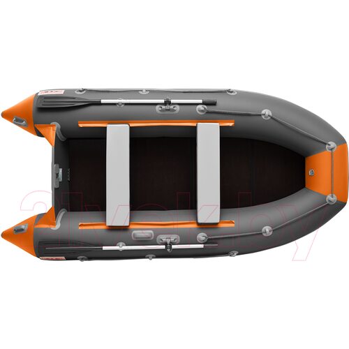 Лодка ПВХ Roger Boat Hunter 3200 (без киля, графит/оранжевый)
