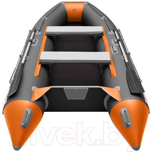 Лодка ПВХ Roger Boat Hunter 3200 (без киля, графит/оранжевый)